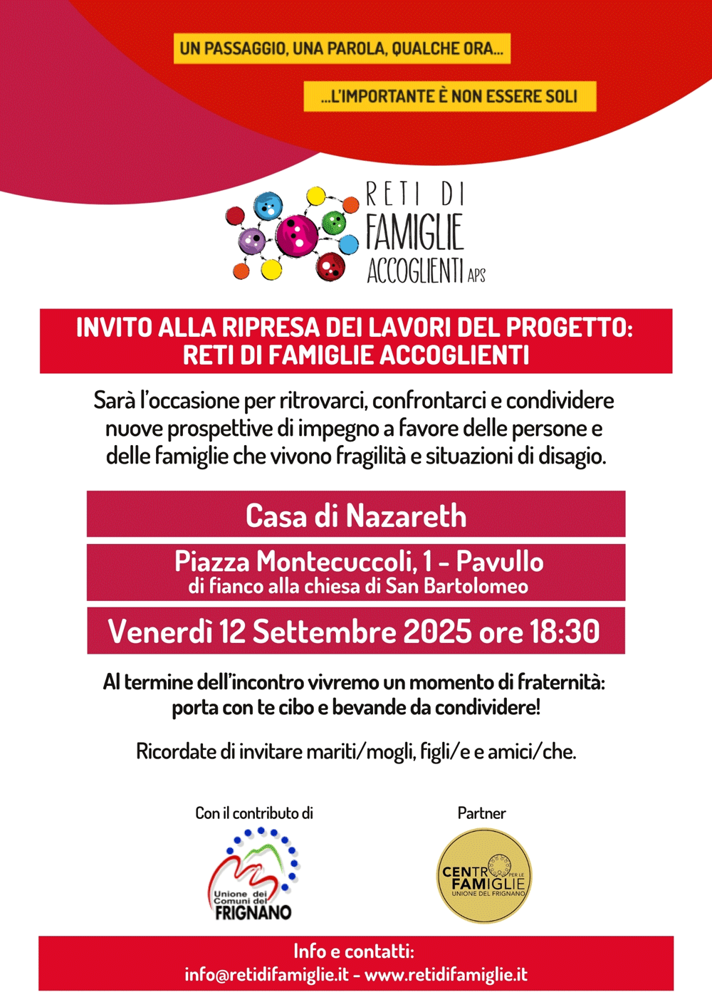 INVITO 12 SETT FRIGNANO