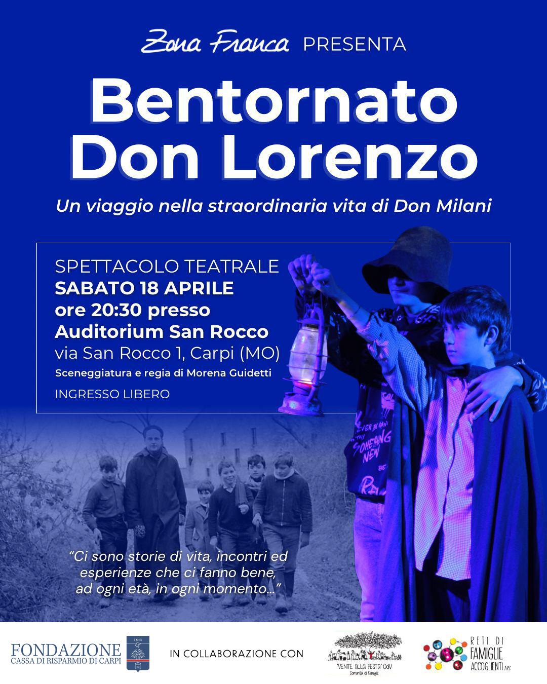 Bentornato Don Lorenzo